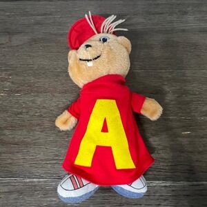 Vintage 1983 Alvin‎ and the Chipmunks Alvin Plush Doll CBS Toys